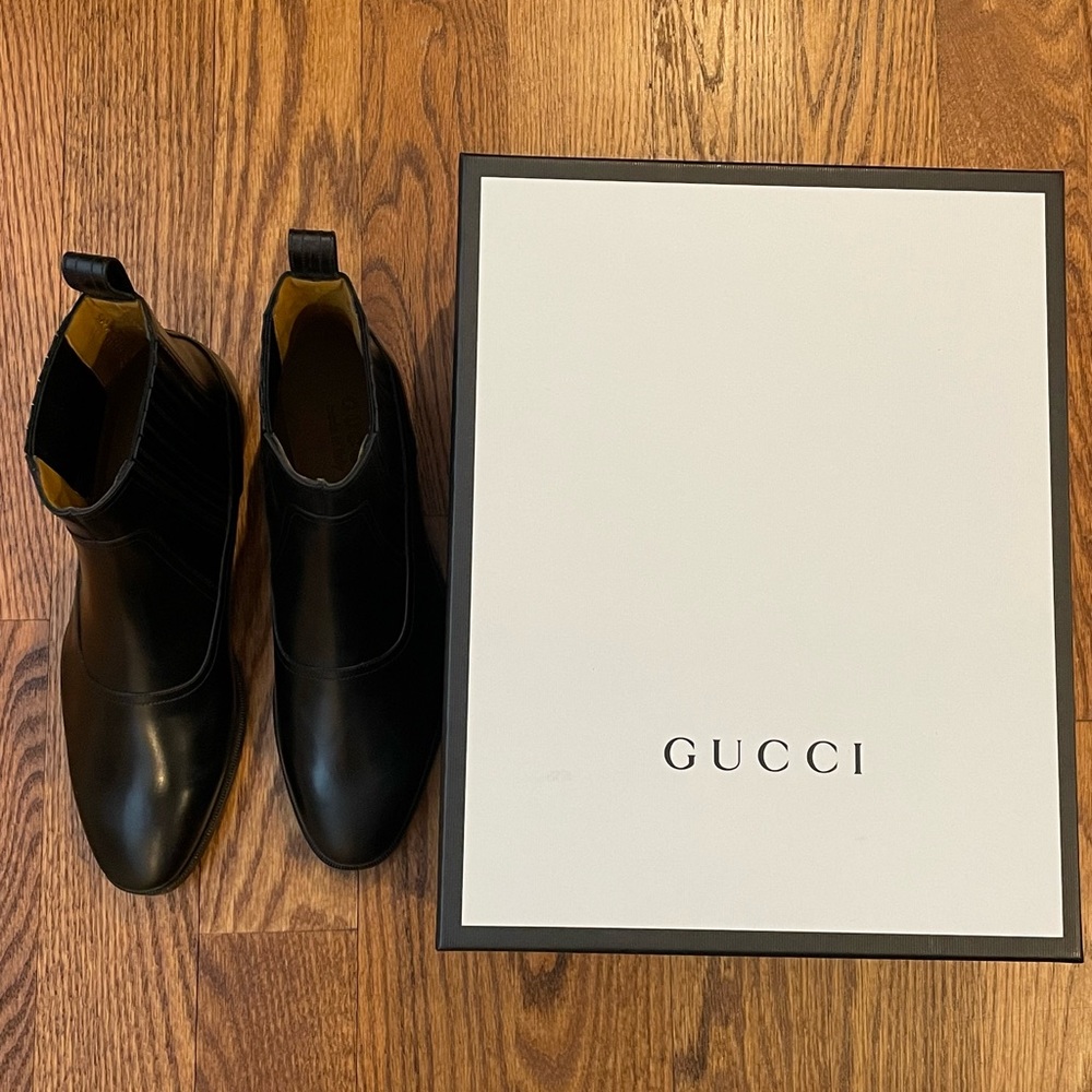 Gucci Chelsea boots designer UK size 6.5